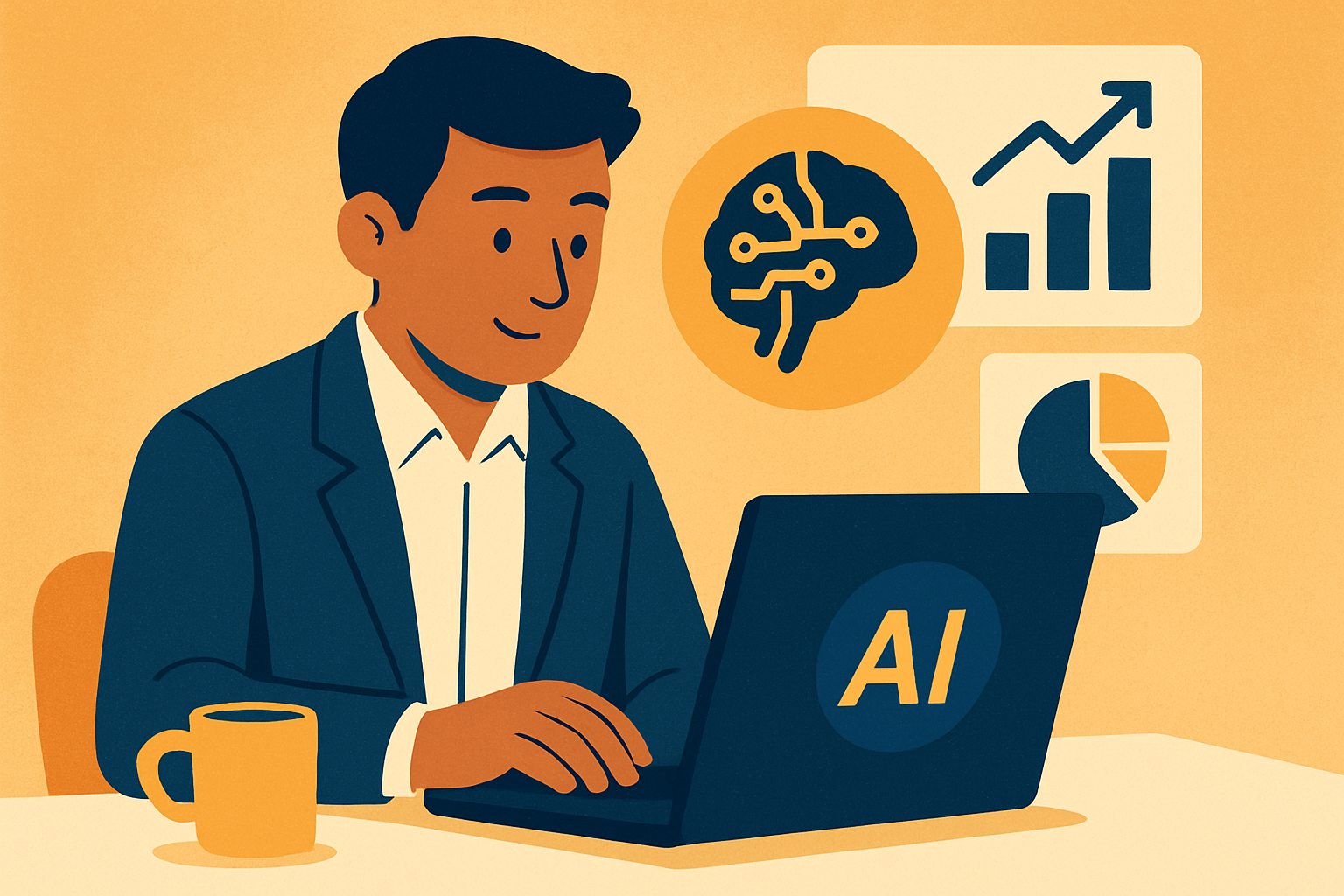 Close-up of an AI-driven chat interface on a computer screen, showcasing modern AI technology.